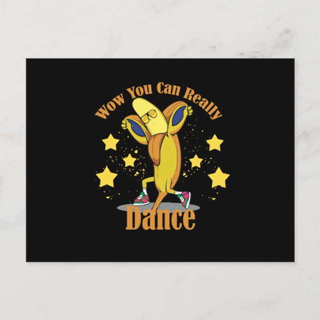 Postal Wow Puedes Bailar De Verdad (Anverso)