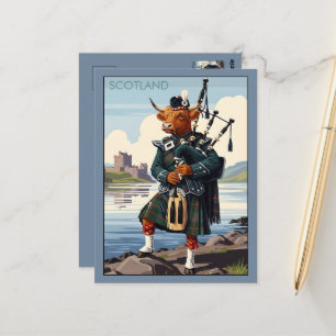 Postal WPA Escocia Loch Ness