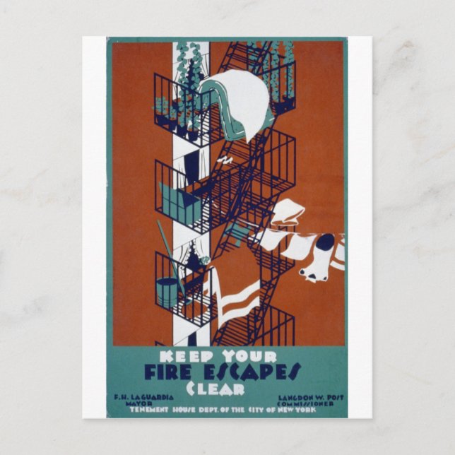 Postal WPA Vintage (Anverso)