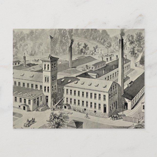 Postal WR Brixey, fabricante (Anverso)