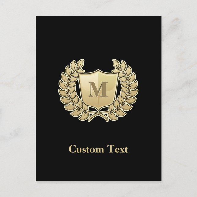 Postal Wreath con Escudo (Anverso)