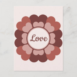 Postal Wreath del corazón