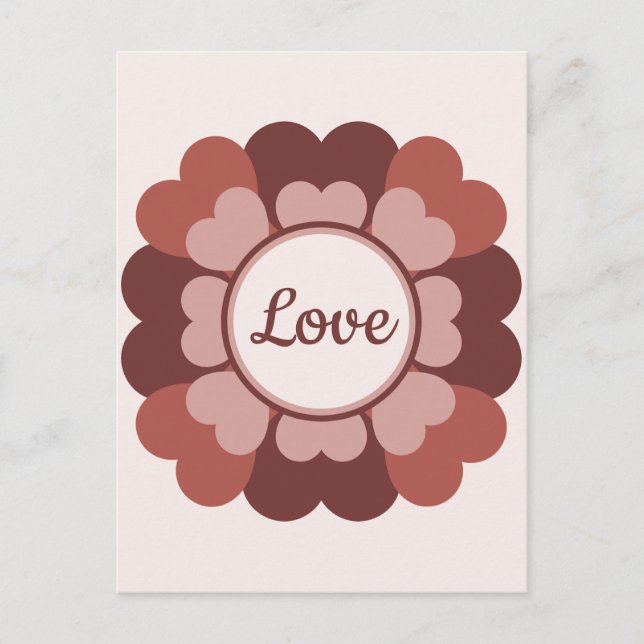 Postal Wreath del corazón (Anverso)