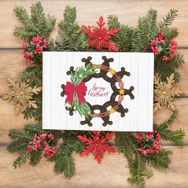 Postal Wreath Navidades de herradura