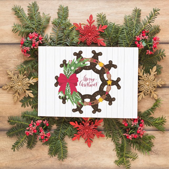 Postal Wreath Navidades de herradura (Subido por el creador)