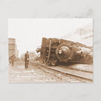 Postal Wreck de tren 1929