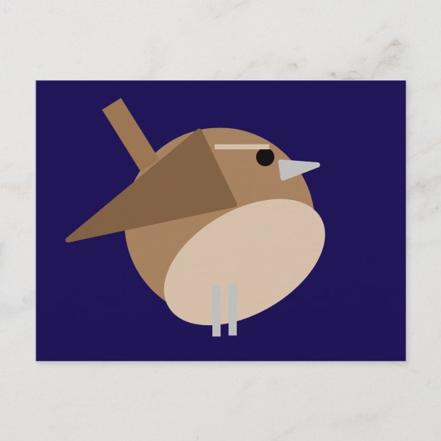 Postal Wren Postcard (Anverso)