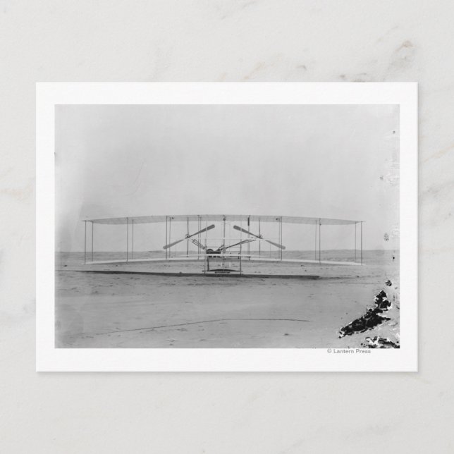 Postal Wright Brothers 1903 Machine (vista frontal) (Anverso)