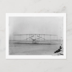 Postal Wright Brothers 1903 Machine (vista frontal)