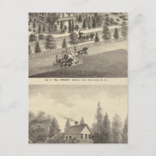 Postal Wright, residencias de Putnam