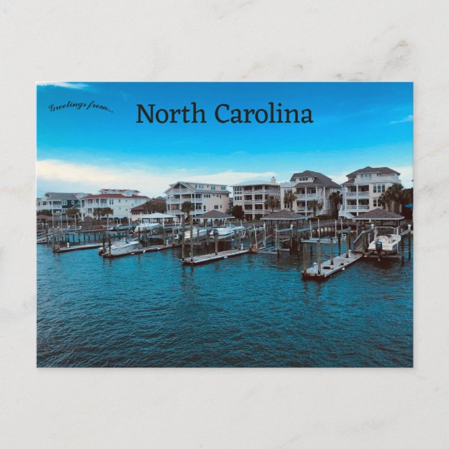 Postal Wrightsville Beach Carolina del Norte (Anverso)