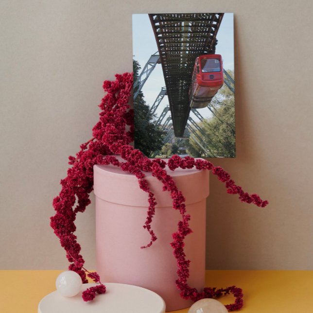 Postal Wuppertal Flotante Train / Wuppertaler Schwebebahn (Subido por el creador)