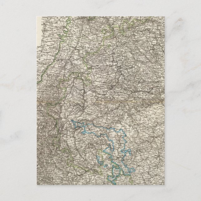 Postal Wurtemberg, Baden (Anverso)