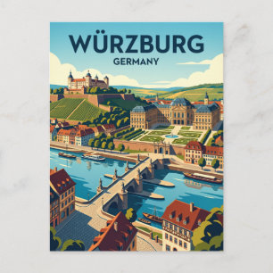 Postal Würzburg Alemania