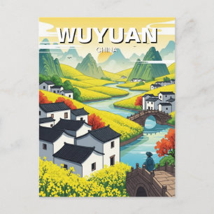 Postal Wuyuan Jiangxi china Travel