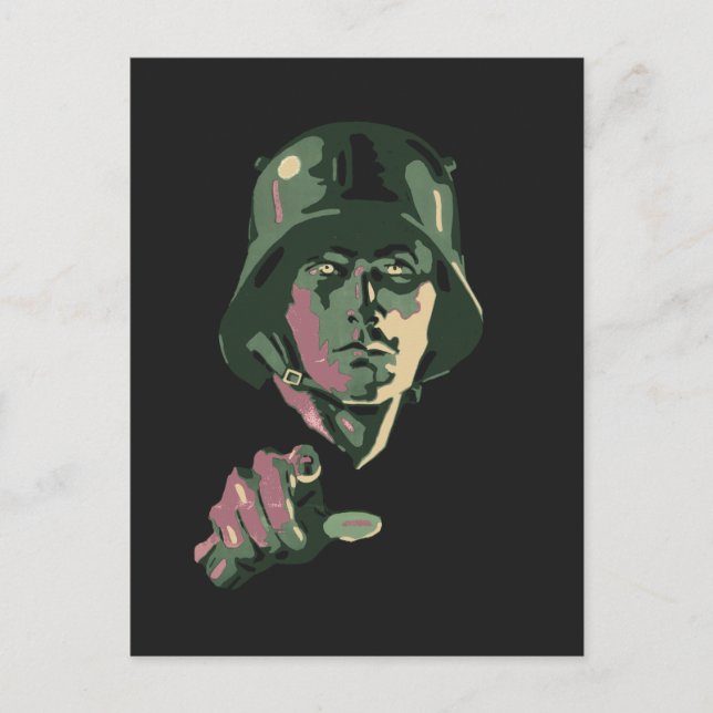 Postal WW2 German Soldier (Anverso)