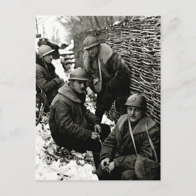 Postal WWI Servicio Móvil Americano (Anverso)