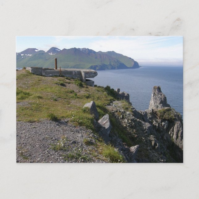 Postal WWII Lookout Bunker en Fort Swatzka (Anverso)