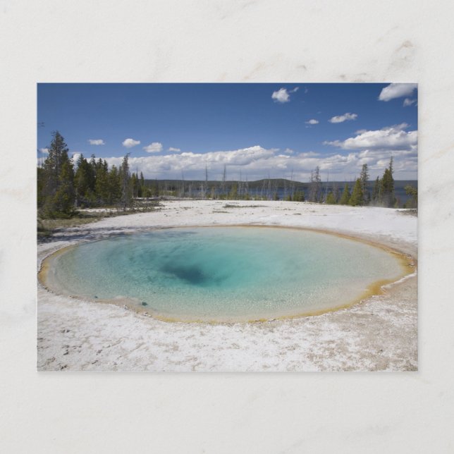 Postal WY, Parque Nacional Yellowstone, West Thumb Geyser (Anverso)