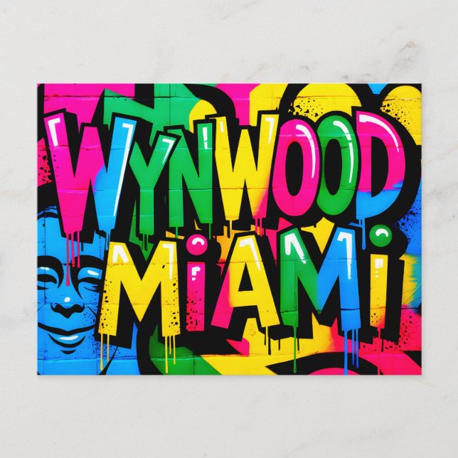 Postal Wynwood Miami (Anverso)