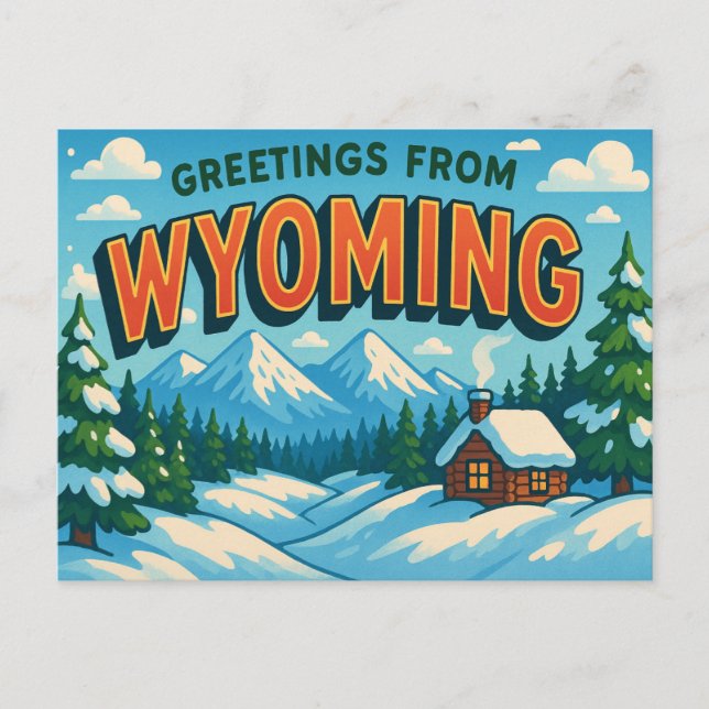 postal WYOMING (Anverso)
