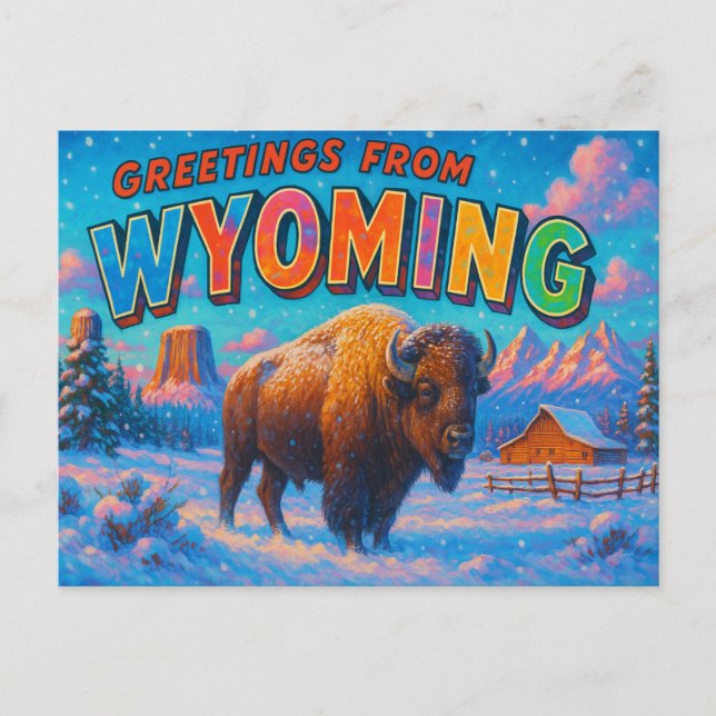 postal WYOMING (Anverso)