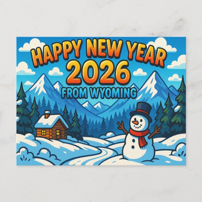 postal WYOMING (Anverso)