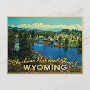 Postal Wyoming, Bosque Nacional Shoshone