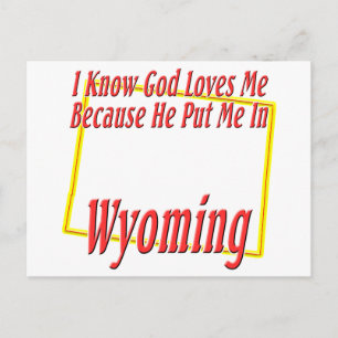 Postal Wyoming - Dios me ama