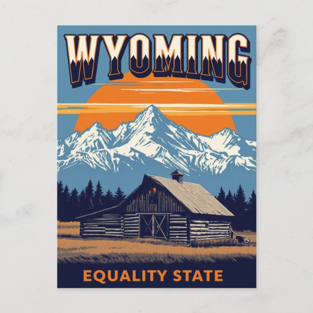 Postal Wyoming Equality State (Anverso)