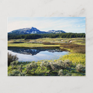 Postal Wyoming, Montañas Rocosas, Un pico de montaña