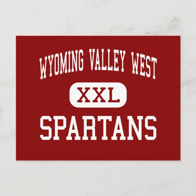 Postal Wyoming Valley West - Espartanos - Medio - Kingsto (Anverso)