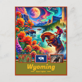 Postal Wyoming Wilderness se asombra de Majestic
