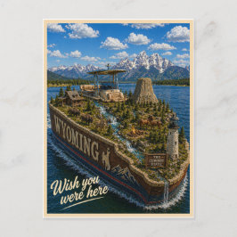 Postal Wyoming | Wish You Were Here | Serie del Estado
