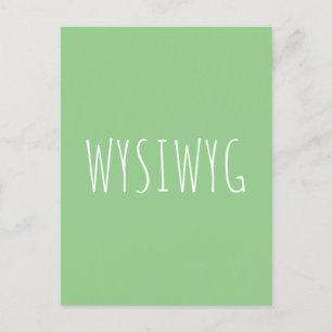 POSTAL WYSIWYG