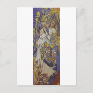 Postal Wyspianski, Caritas (Madonna y el niño), 1904 (1)