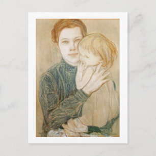 Postal Wyspianski, retrato de Salome Hankiewiczowa, 1901