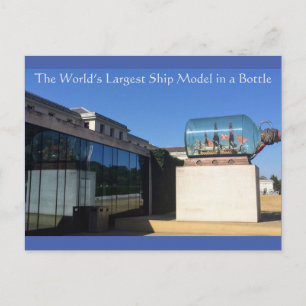 Postal X: ¿El modelo de barco más grande del mundo en una