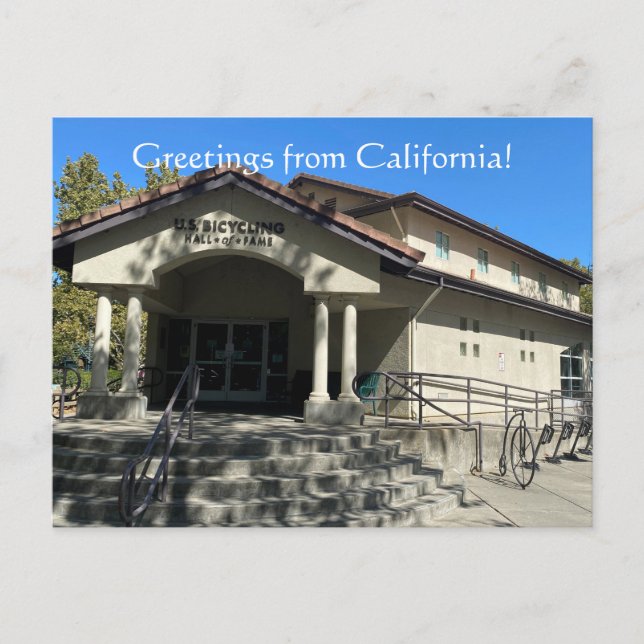 Postal X.ITINERARIOS: ¡Saludos desde California! (Anverso)