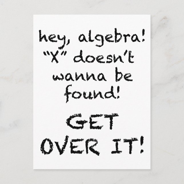 Postal X No quiere ser encontrado (Anverso)