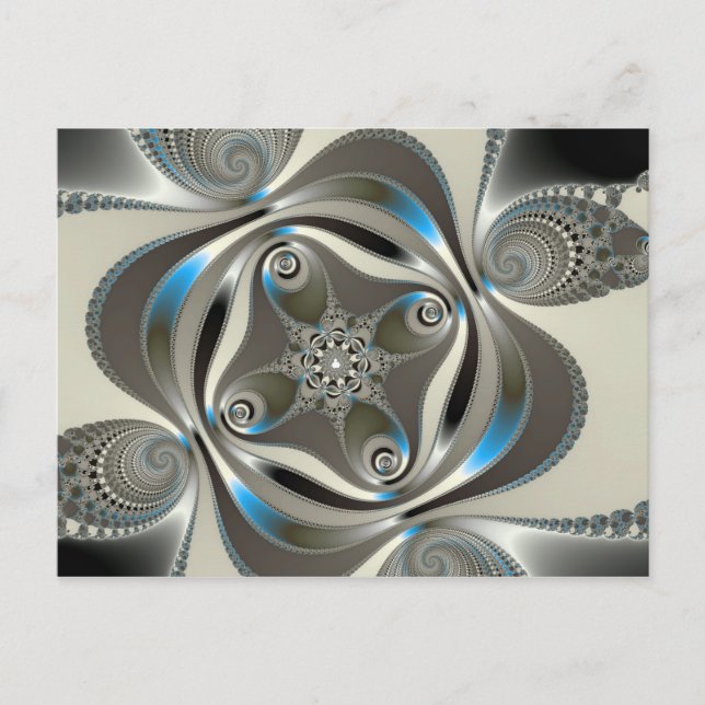 Postal xChrome - Fractal (Anverso)