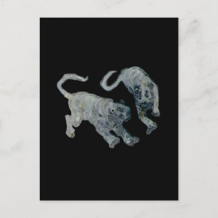 Postal Xian China 2002 Fantasma Tigres de la Tran de la P