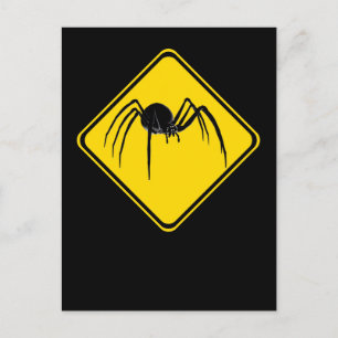 Postal Xing de viuda negra.