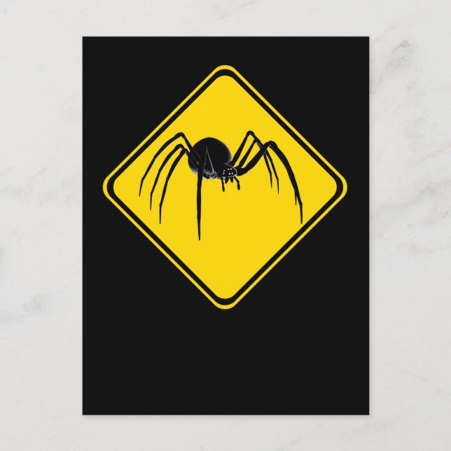 Postal Xing de viuda negra. (Anverso)