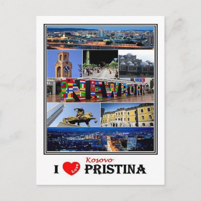 Postal XK Kosovo - Pristina - (Anverso)