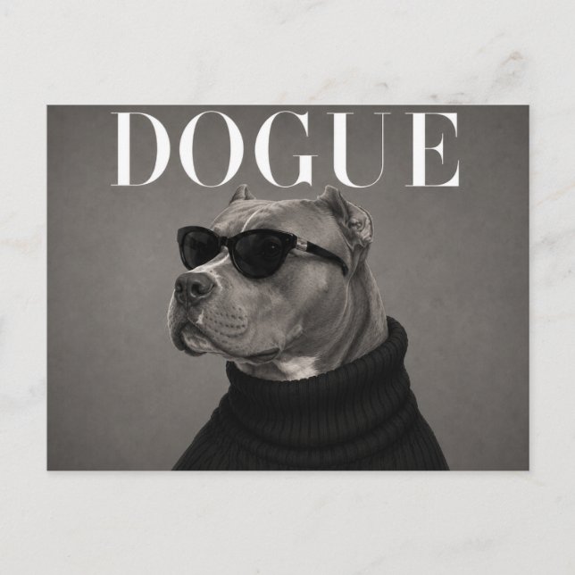 Postal XL American Bully Lujo Moda (Anverso)