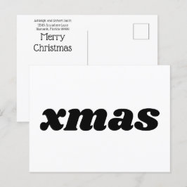 Postal Xmas de presupuesto