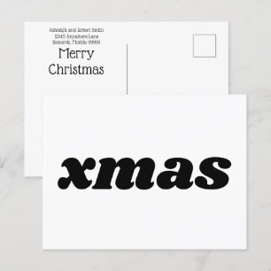 Postal Xmas de presupuesto