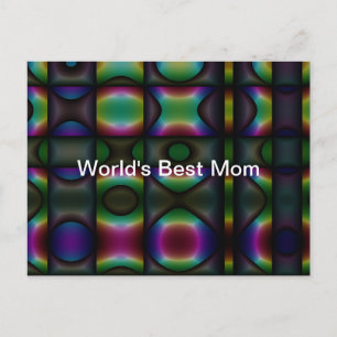 Postal XO Resumen de arte digital, la mejor mamá del mund