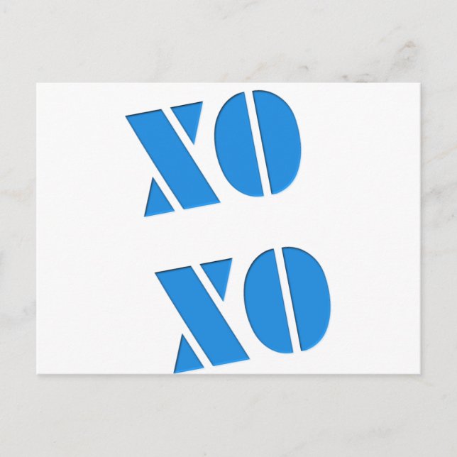 POSTAL XO XO (Anverso)
